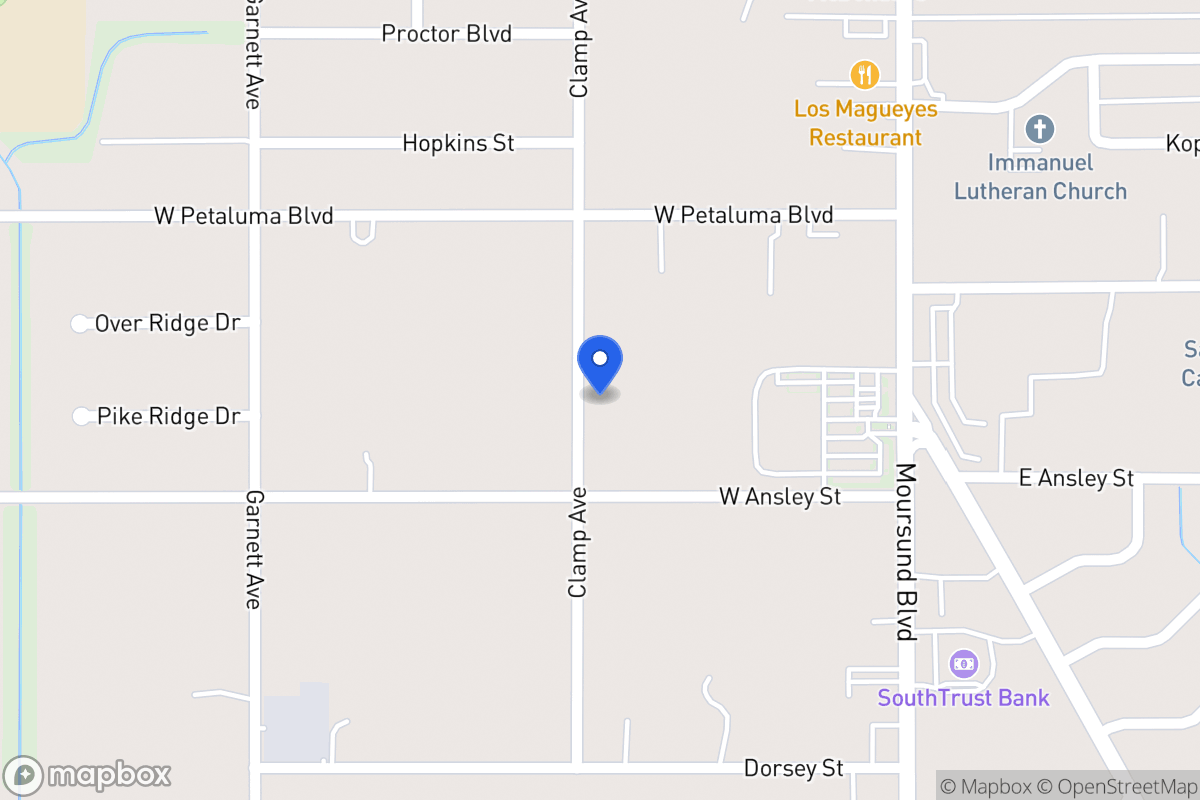 Map of 1946  Clamp Ave