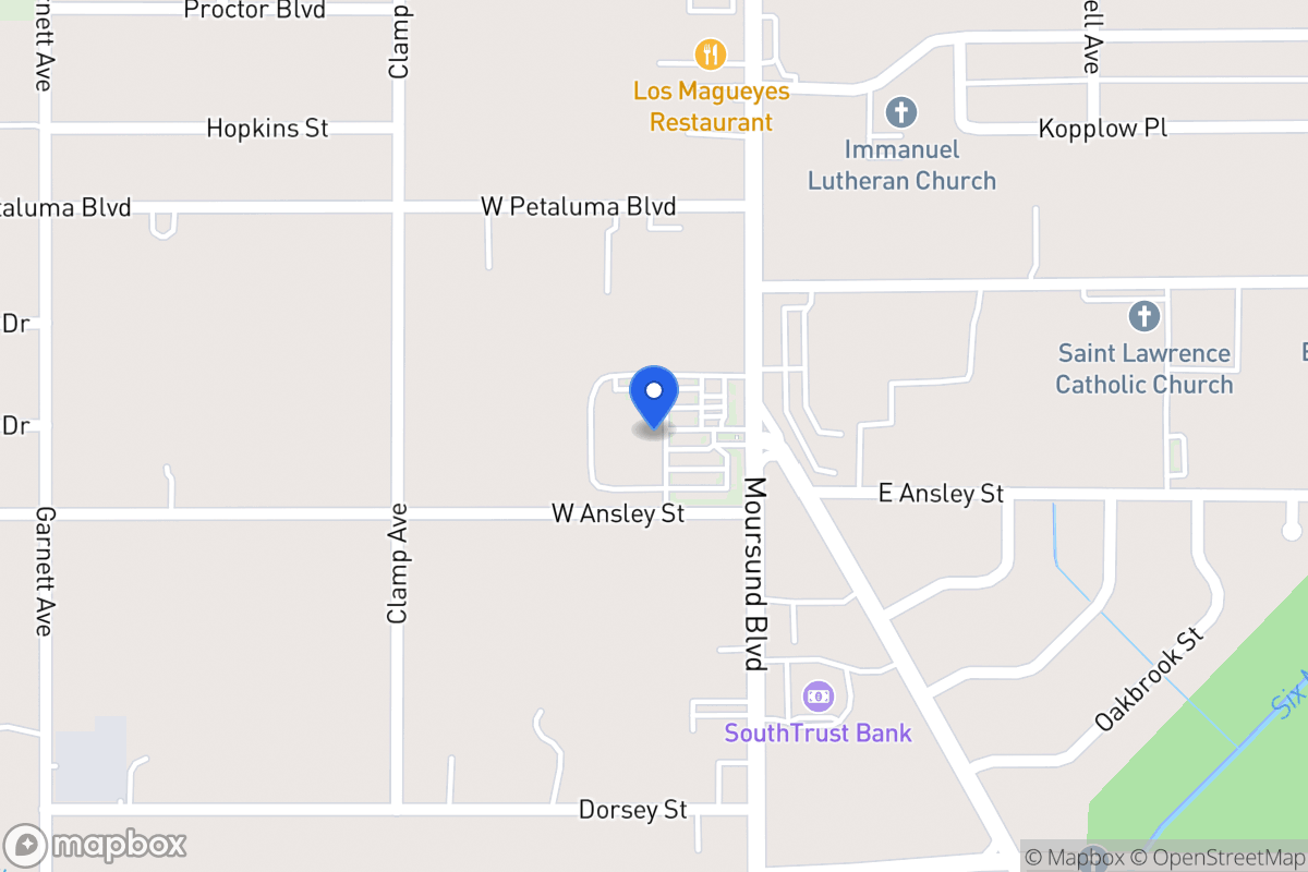 Map of 3847  Pleasanton Rd