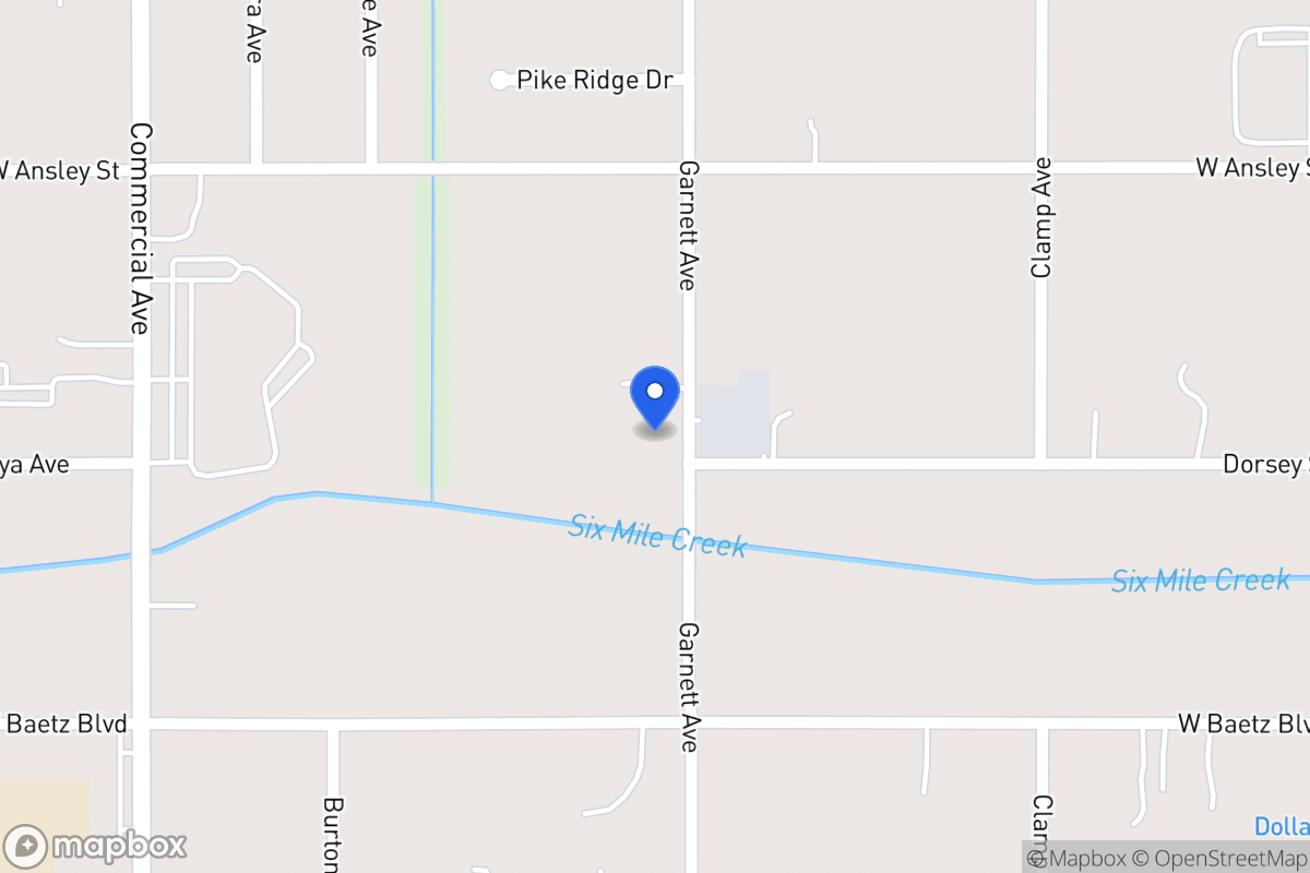 Map of 8827  Garnett Ave