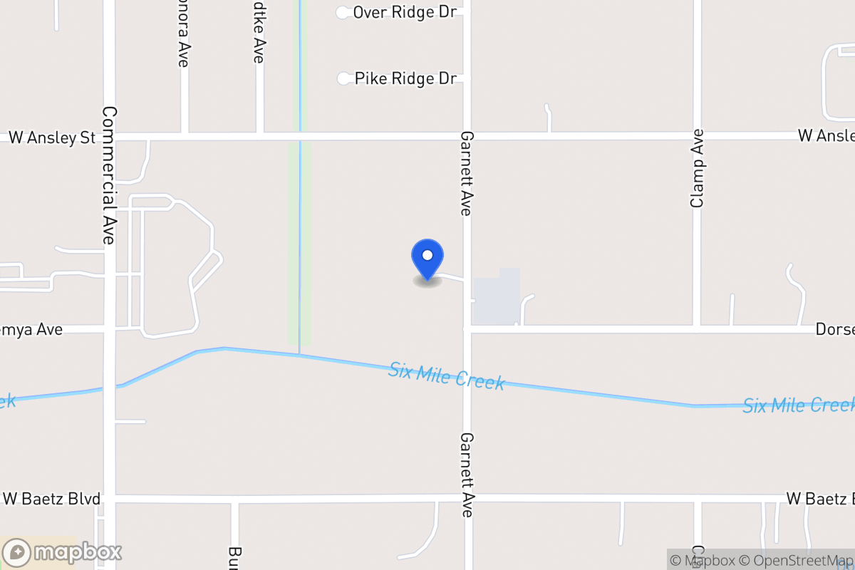 Map of 8819  Garnett Ave