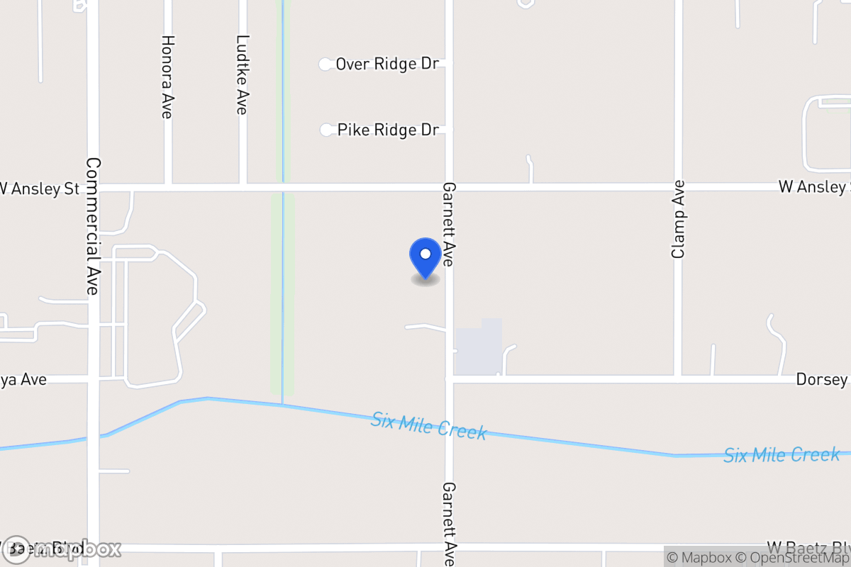Map of 8803  Garnett Ave