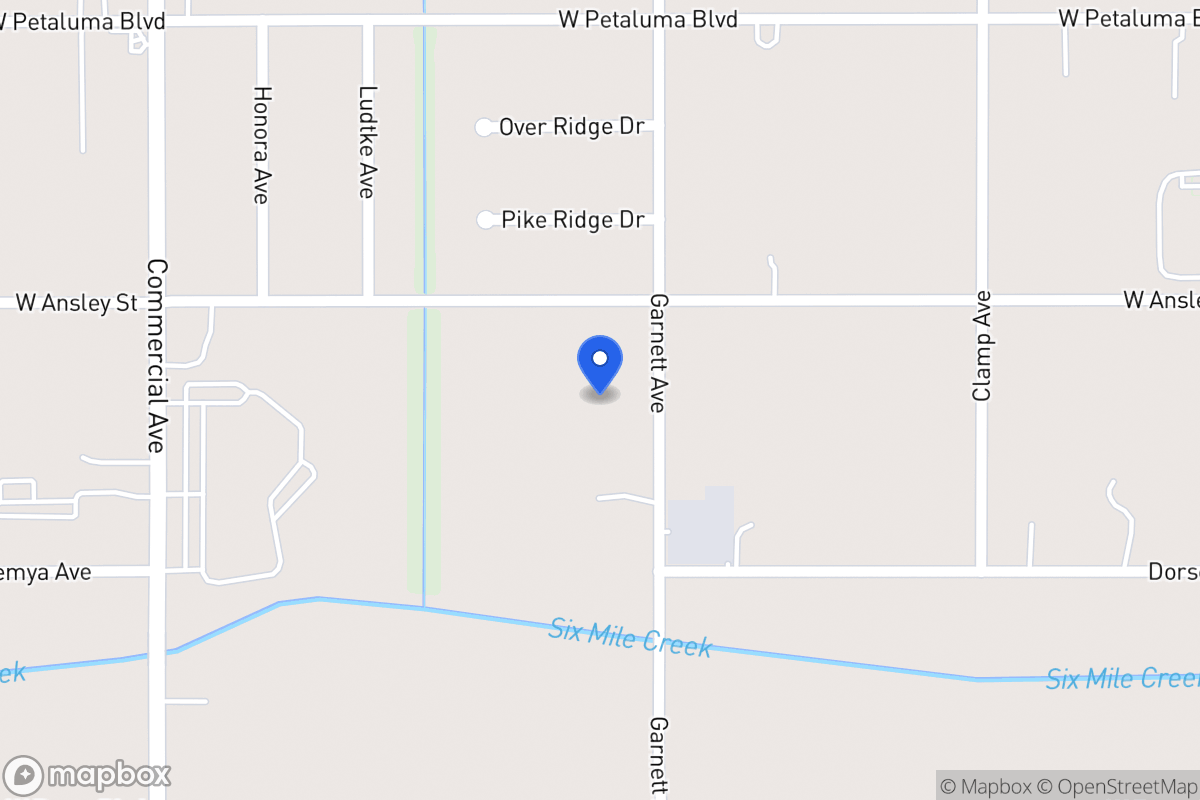 Map of 8727  Garnett Ave