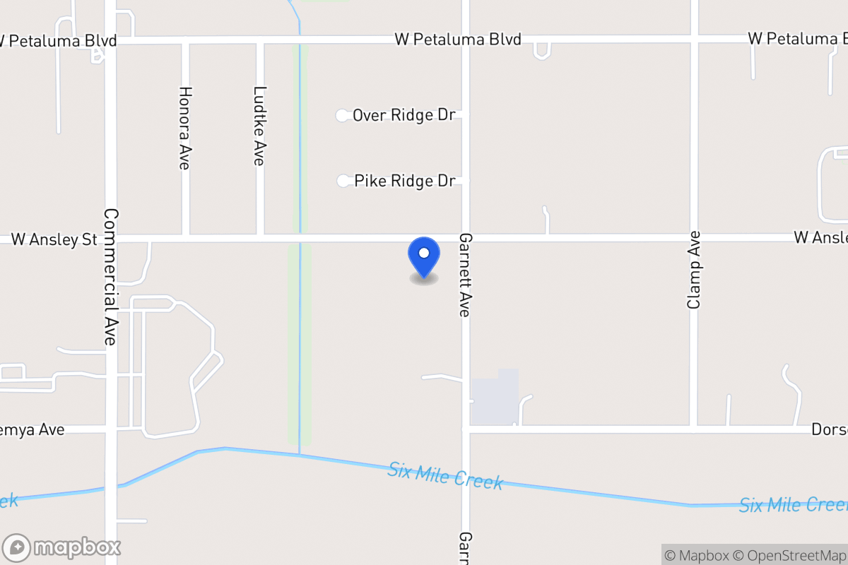 Map of 8711  Garnett Ave