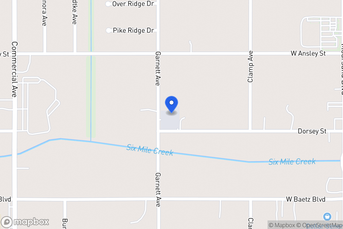 Map of 8822  Garnett Ave