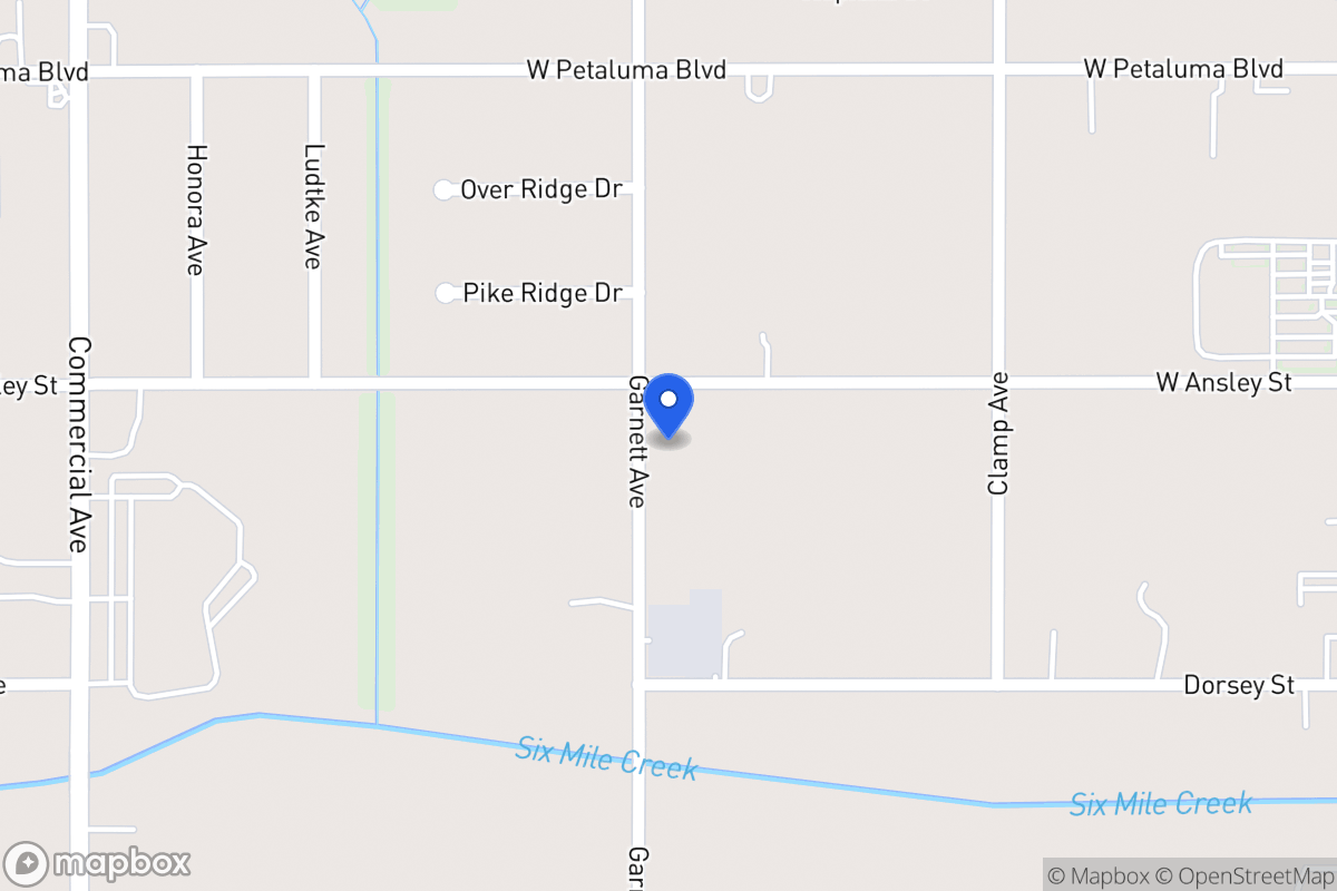 Map of 8710  Garnett Ave