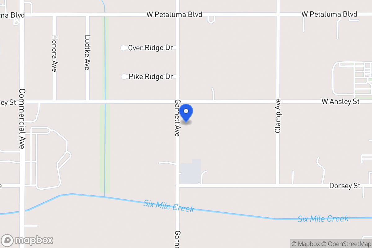 Map of 8714  Garnett Ave