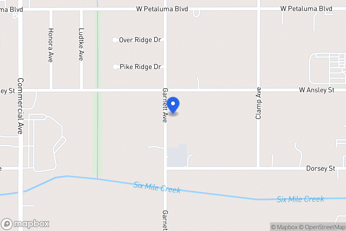 Map of 8718  Garnett Ave