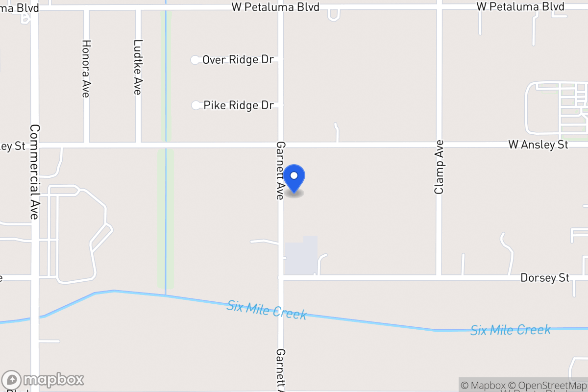 Map of 8722  Garnett Ave