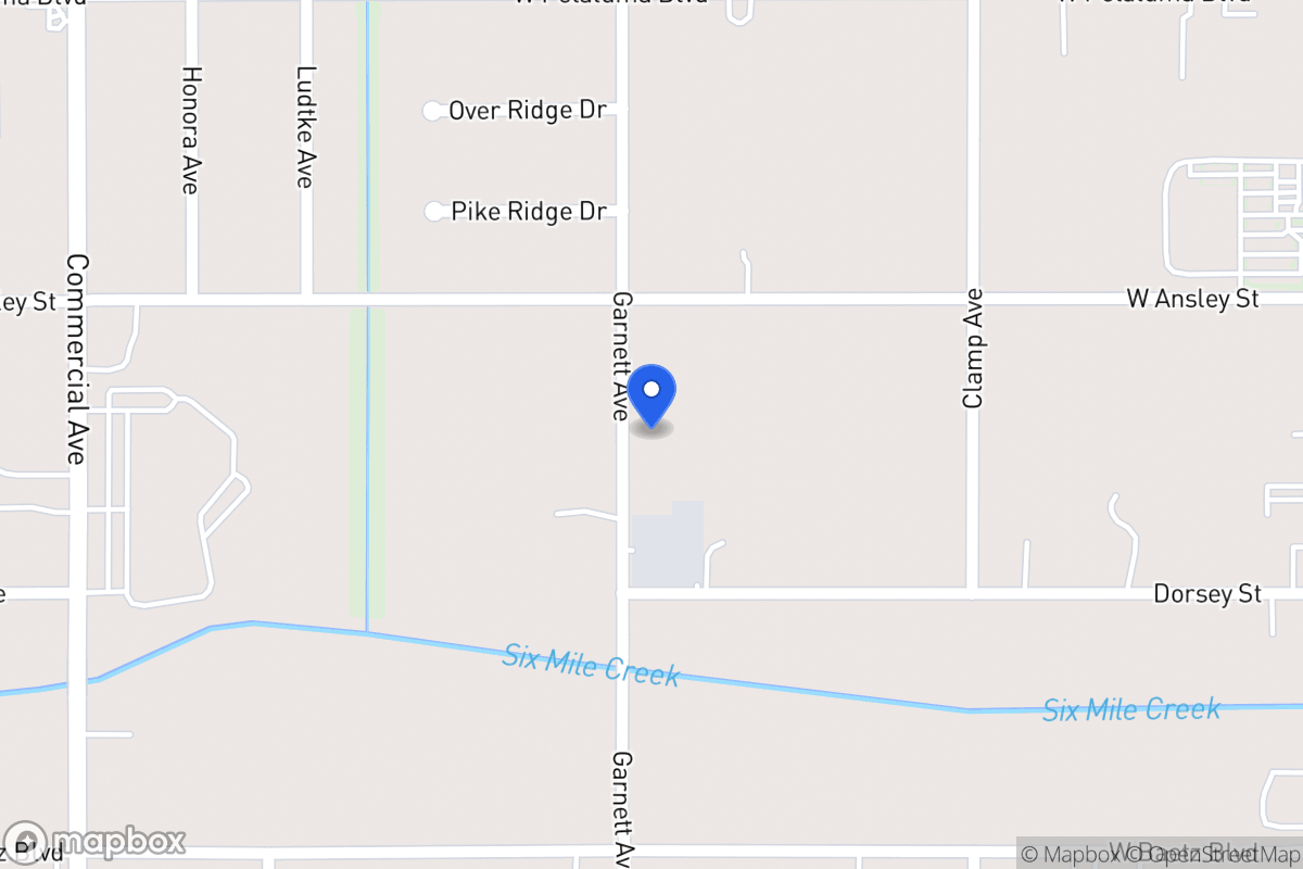 Map of 8726  Garnett Ave