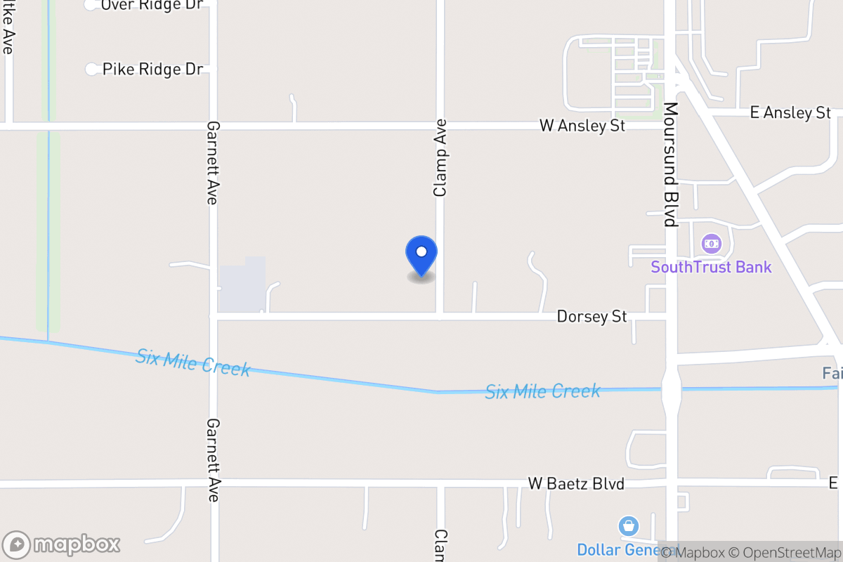 Map of 2119  Clamp Ave