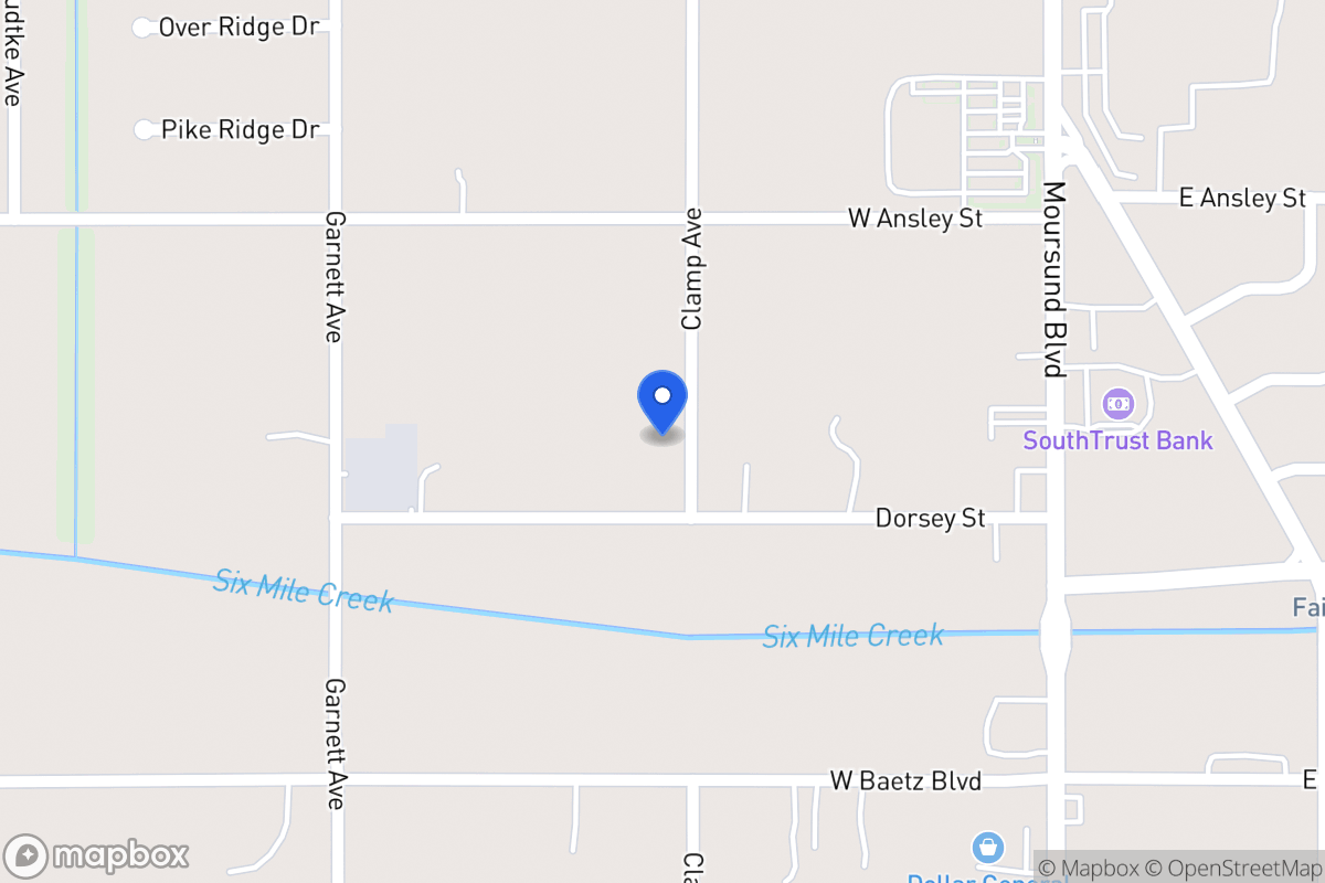 Map of 2115  Clamp Ave