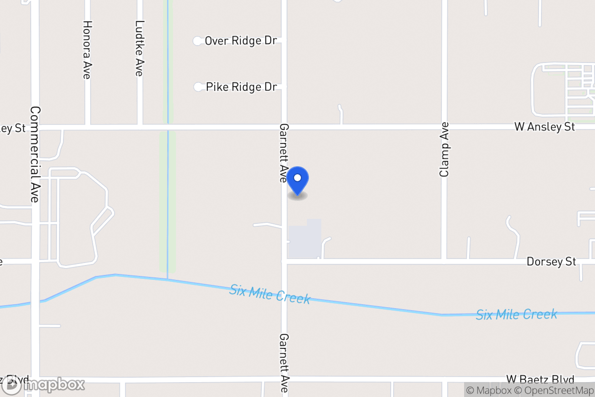 Map of 8802  Garnett Ave