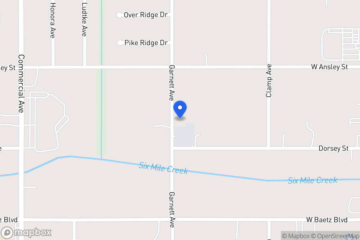 Map of 8810  Garnett Ave