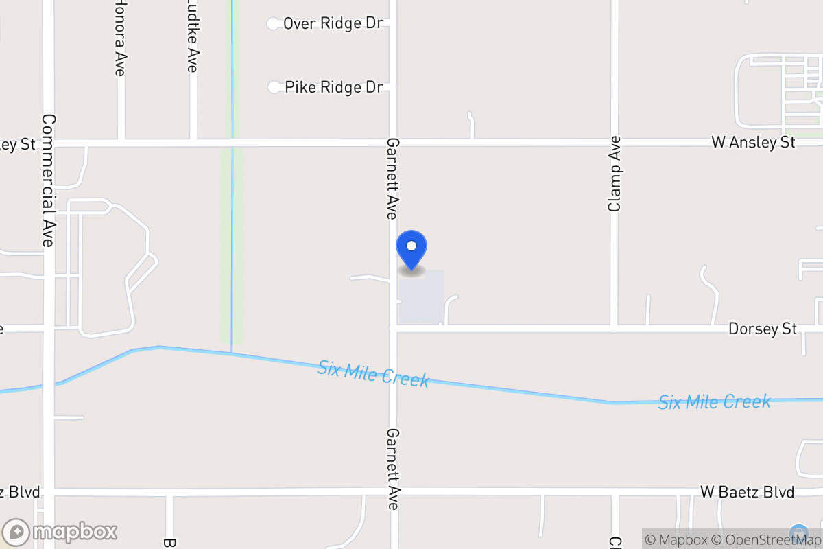 Map of 8814  Garnett Ave