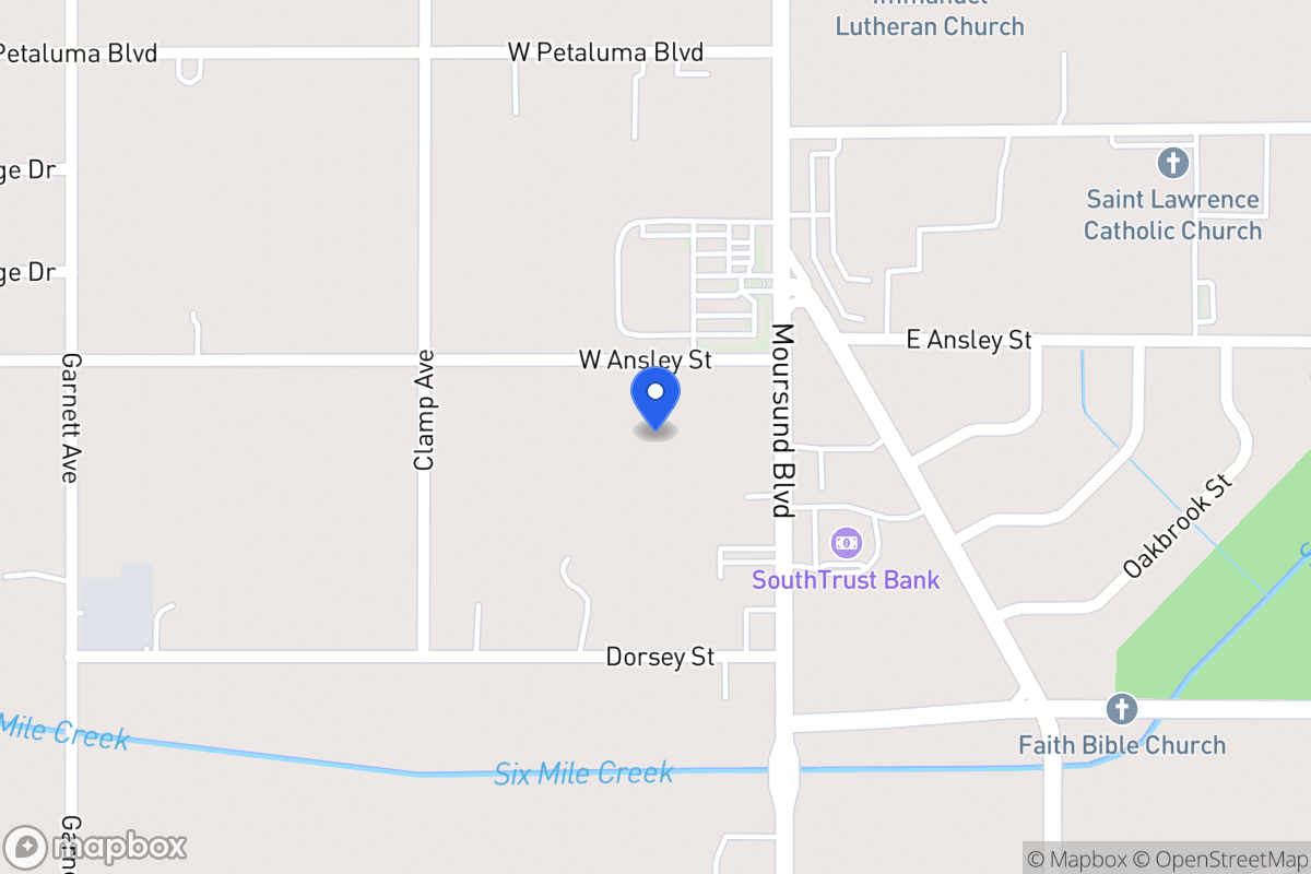 Map of 126 W Ansley St