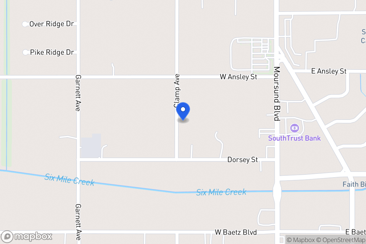 Map of 2106  Clamp Ave