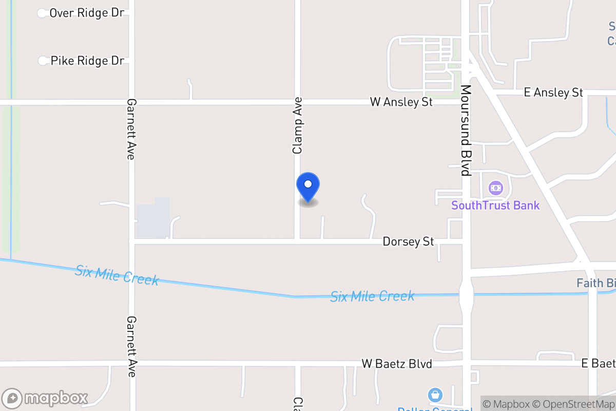 Map of 2114  Clamp Ave