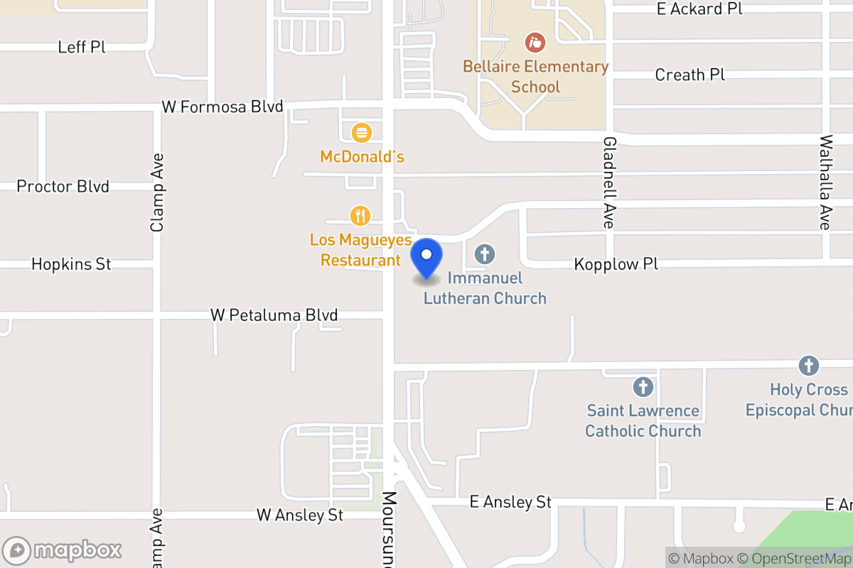 Map of 3762  Pleasanton Rd