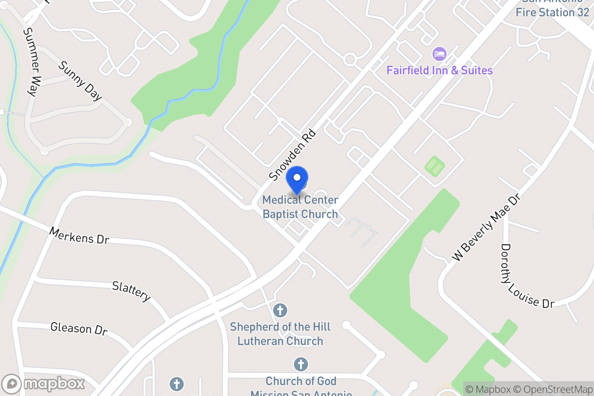 Map of 7015  Wurzbach Rd
