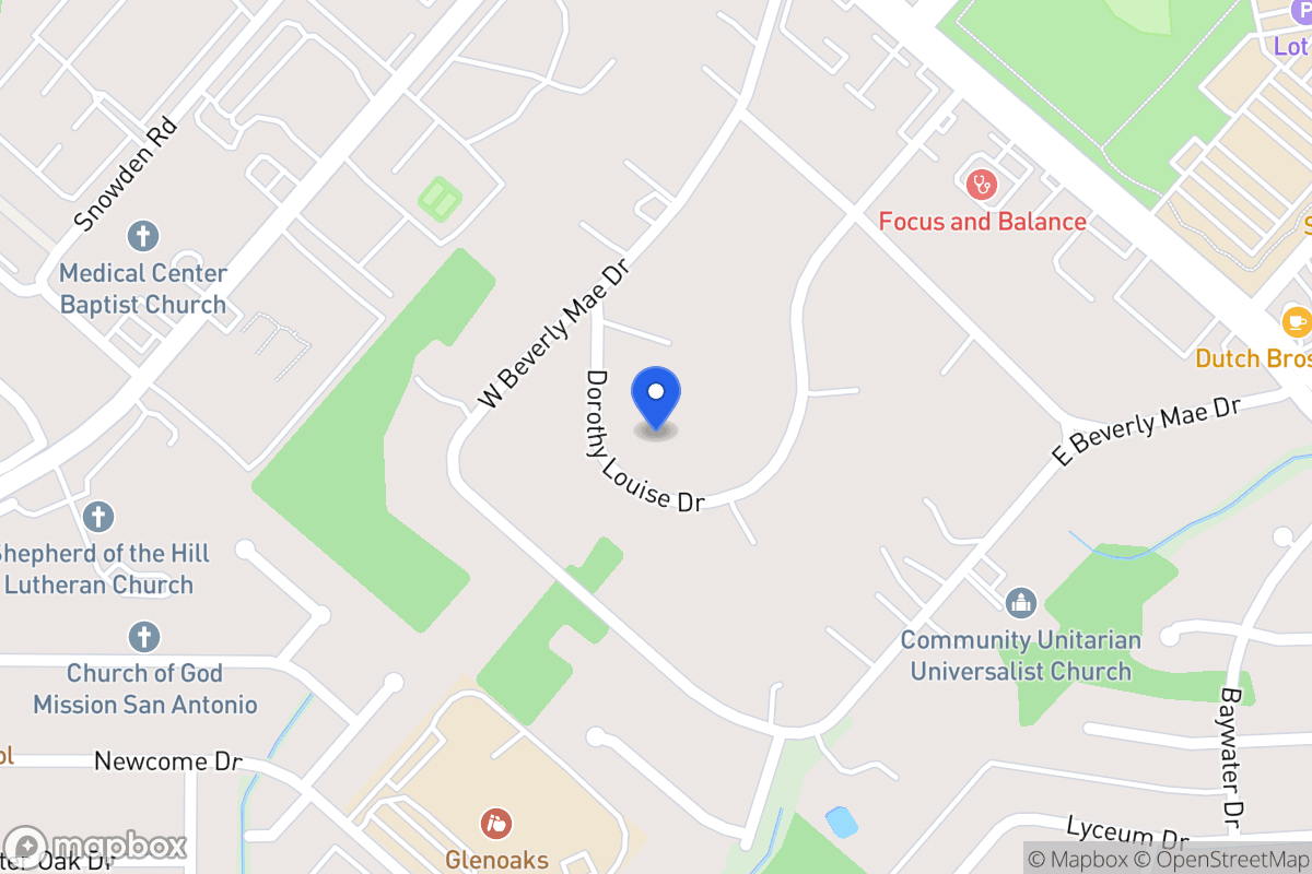 Map of 6818  Dorothy Louise Dr
