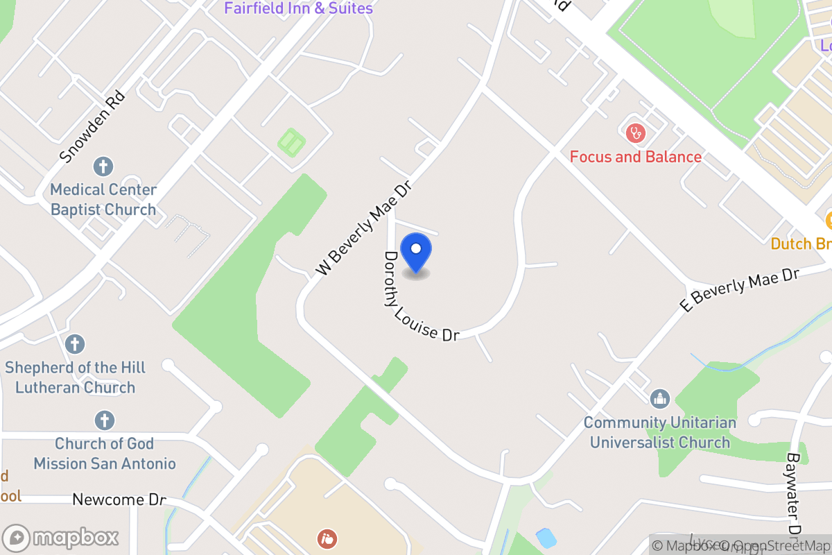 Map of 6810  Dorothy Louise Dr