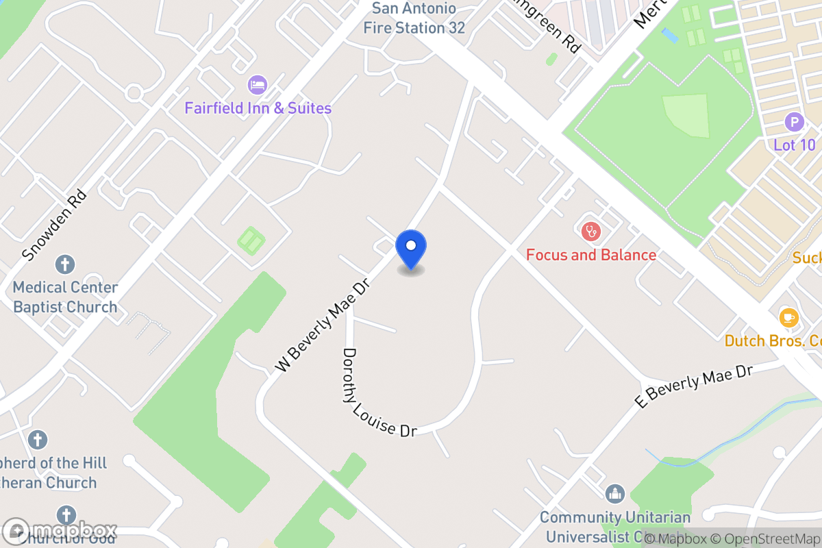 Map of 7110 W Beverly Mae Dr