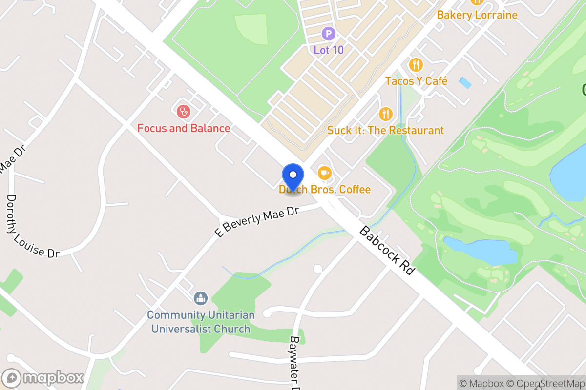 Map of 2002  Babcock Rd
