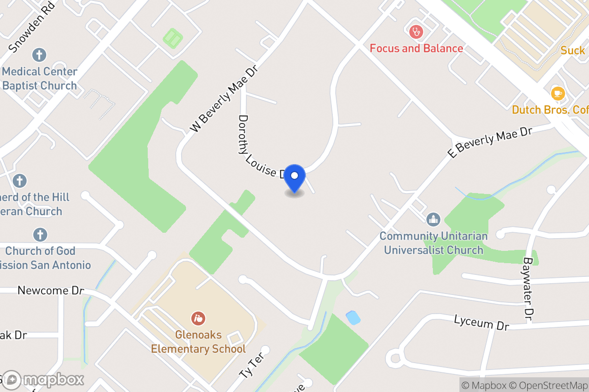 Map of 6910  Dorothy Louise Dr
