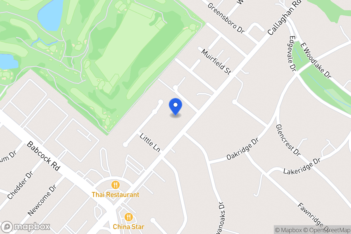 Map of 6907  Callaghan Rd