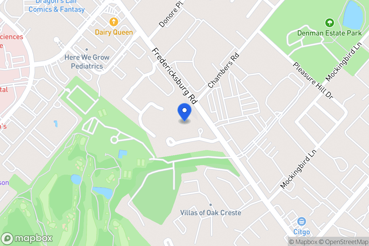 Map of 5443  Fredericksburg Rd