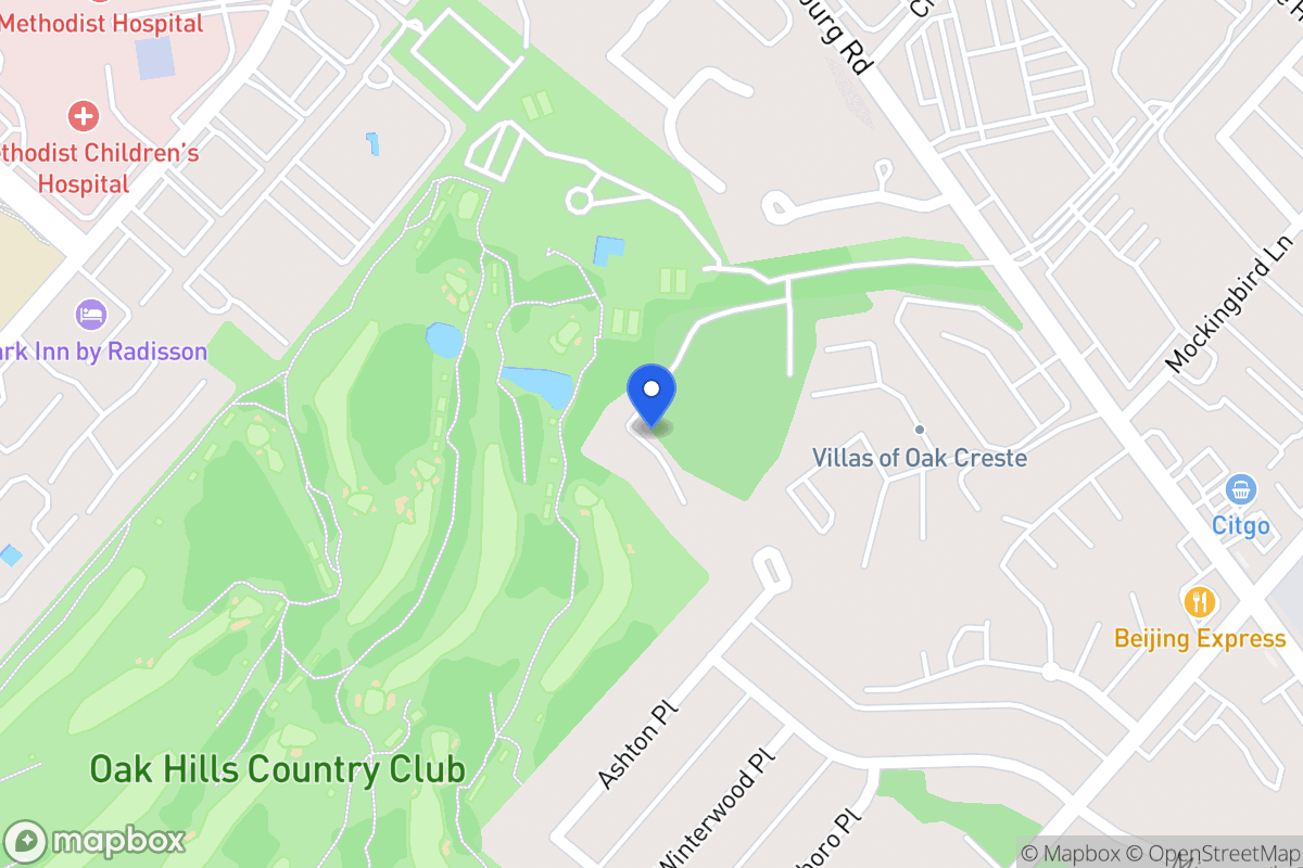 Map of 5395  Fredericksburg Rd