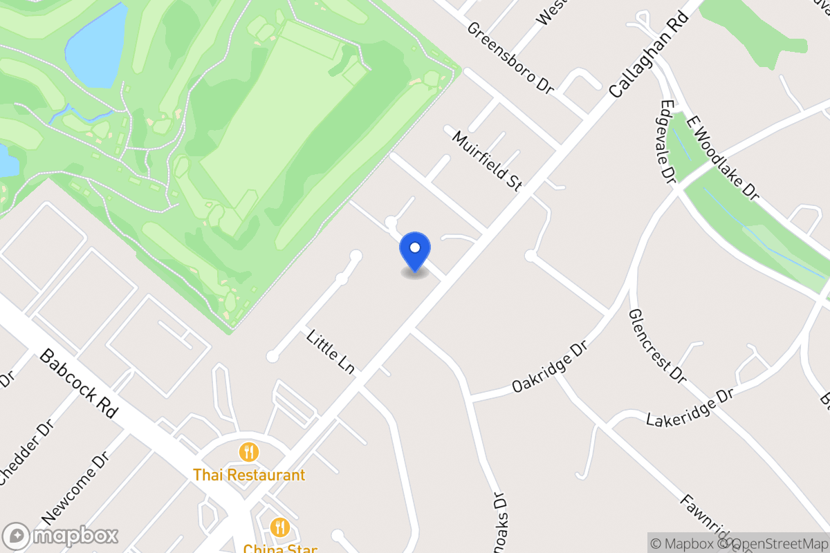 Map of 6915  Callaghan Rd