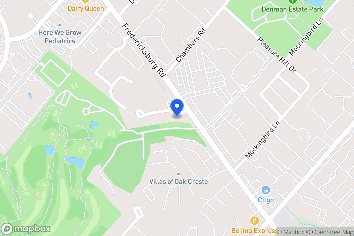 Map of 5411  Fredericksburg Rd