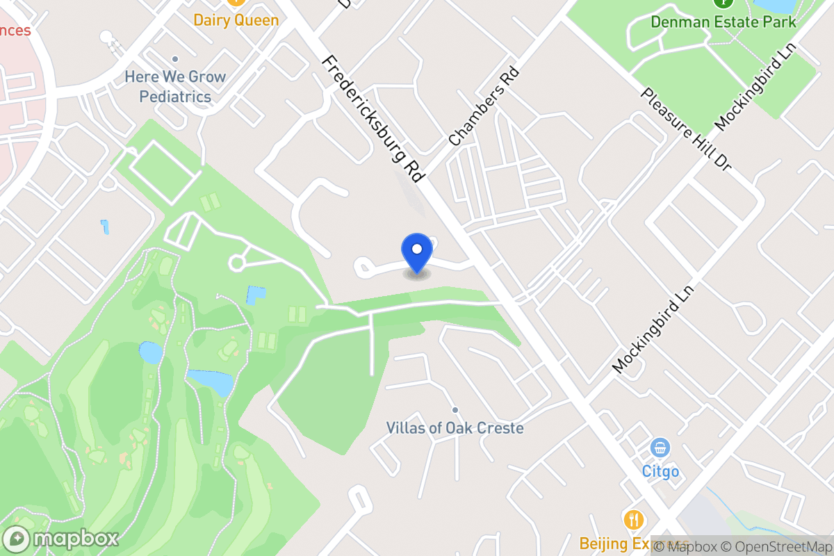 Map of 6  Oak Hill Pl