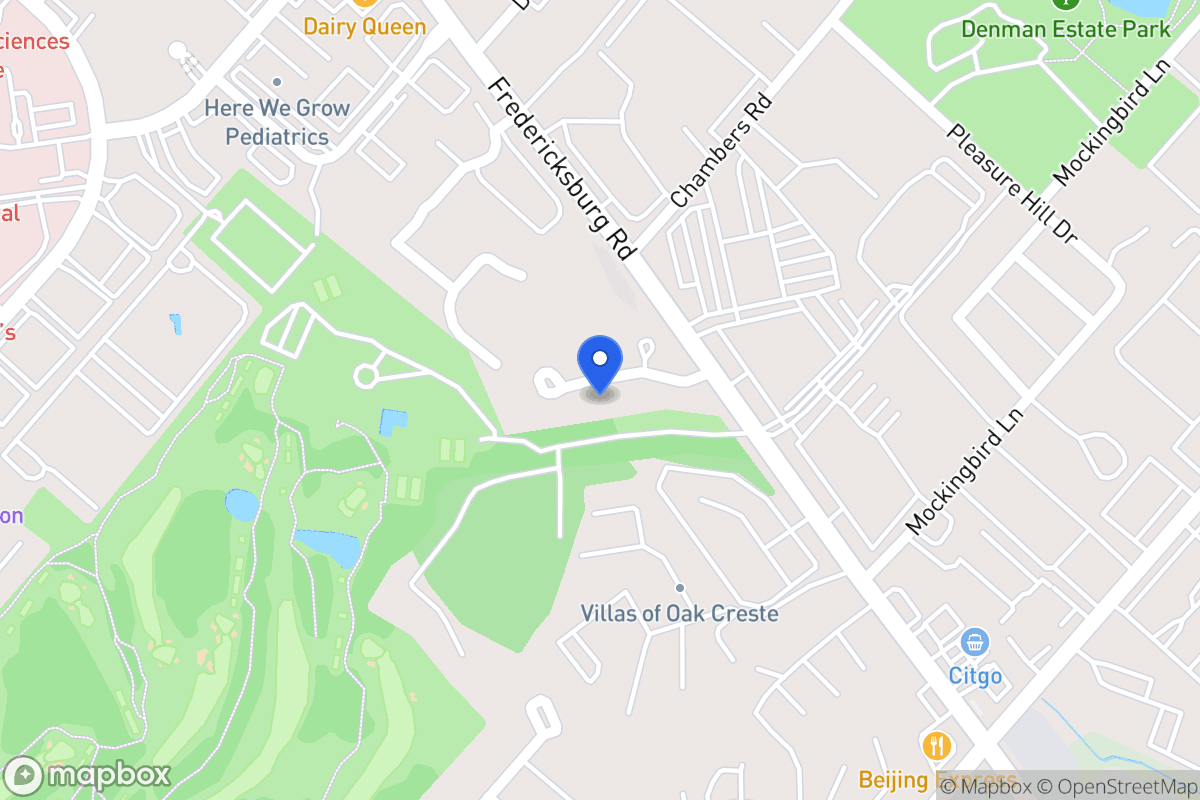 Map of 10  Oak Hill Pl