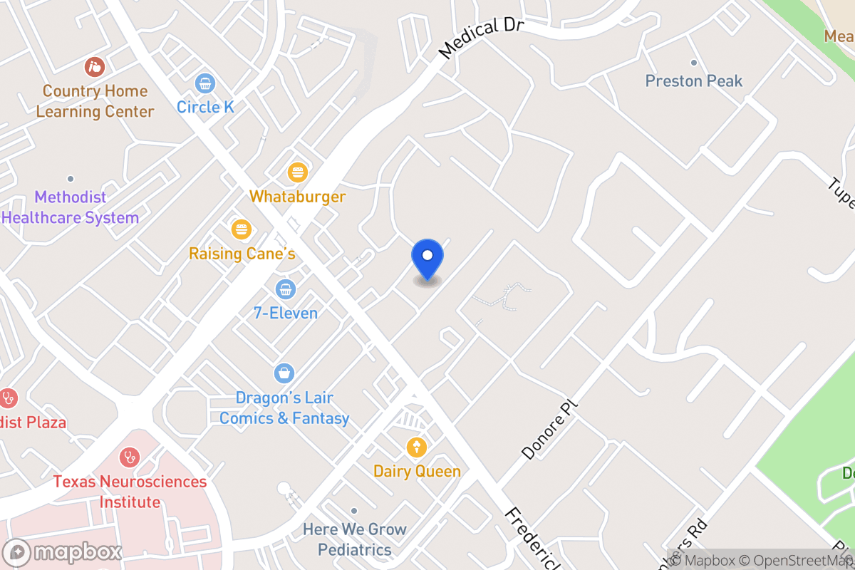 Map of 7918  Fredericksburg Rd