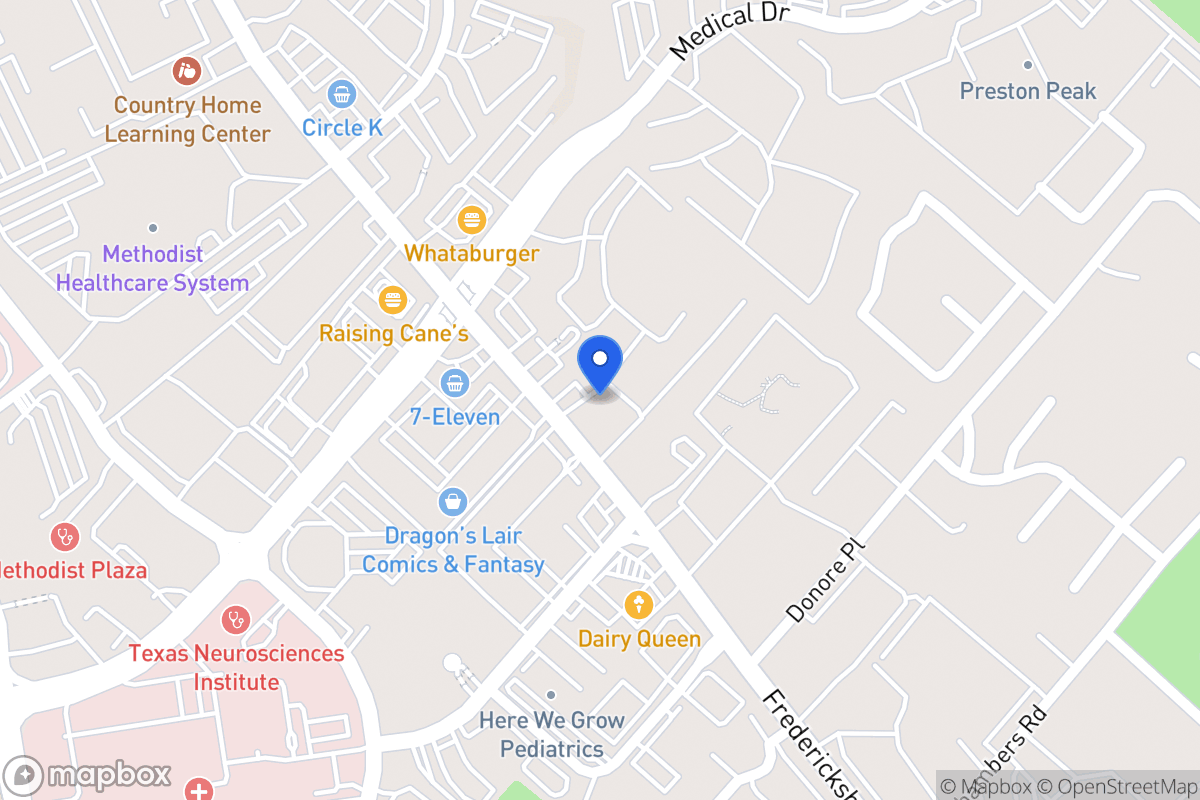 Map of 7920  Fredericksburg Rd