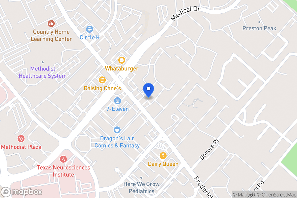 Map of 7934  Fredericksburg Rd