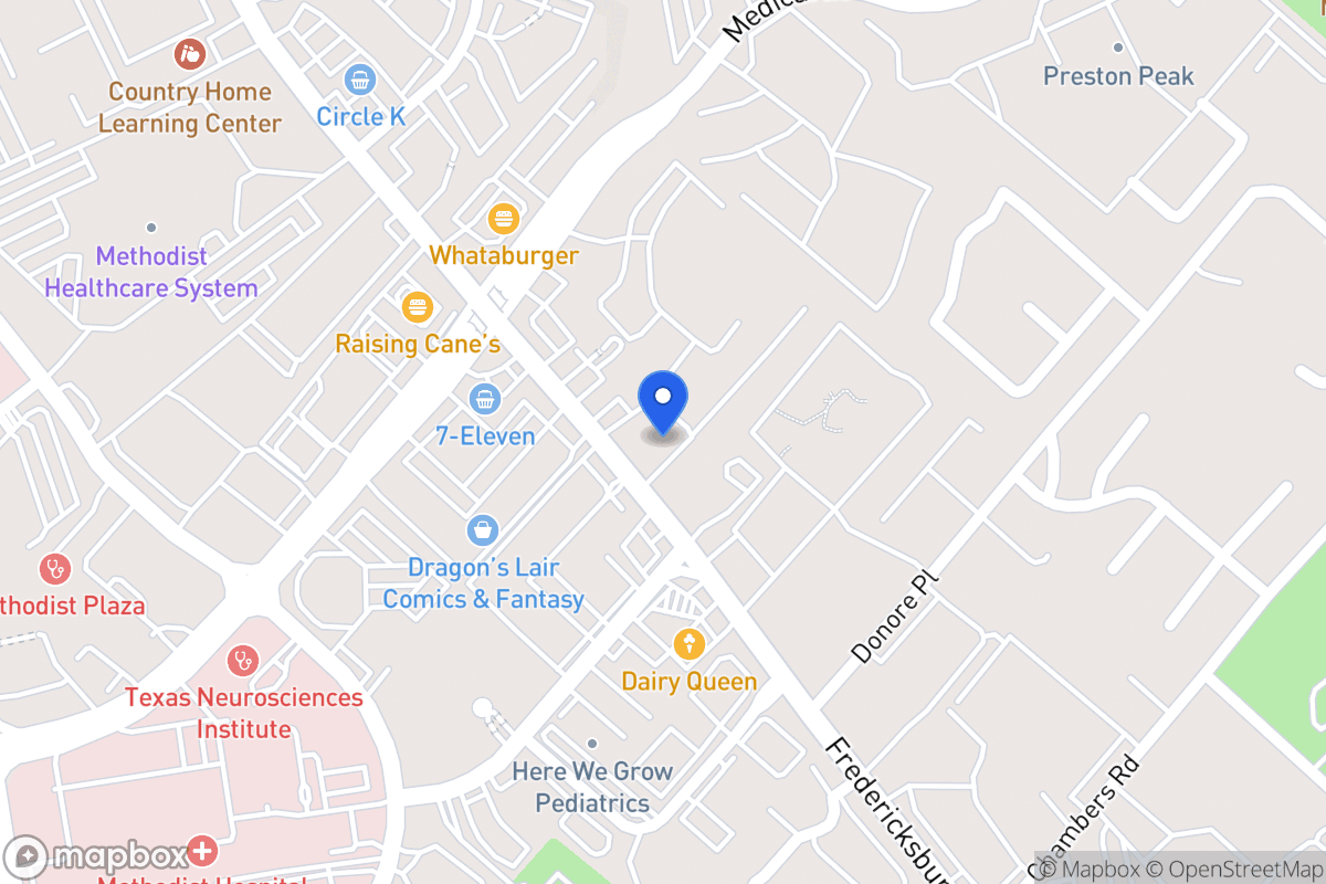 Map of 7916  Fredericksburg Rd