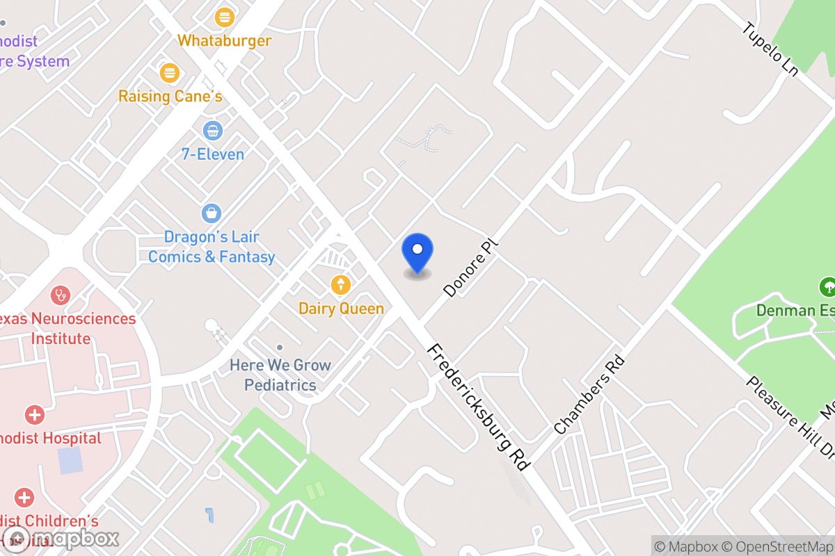 Map of 7900  Fredericksburg Rd