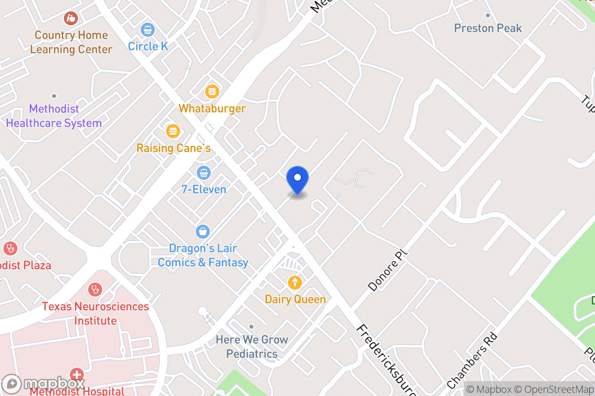 Map of 7912  Fredericksburg Rd