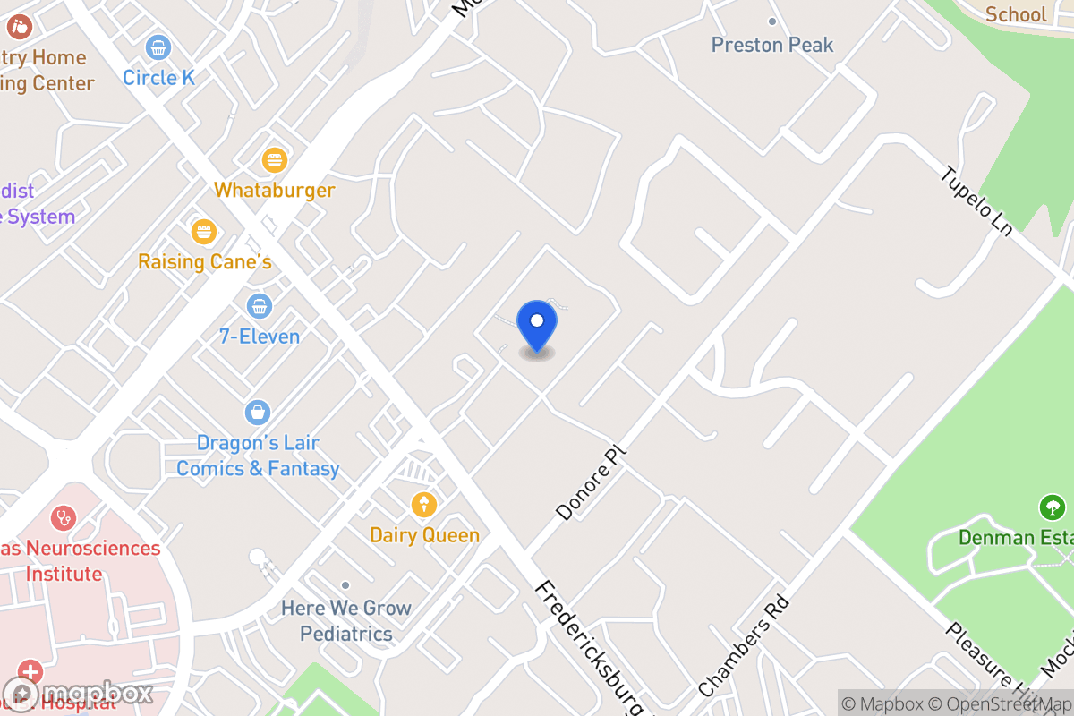 Map of 7880  Fredericksburg Rd