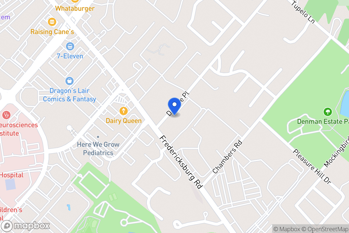 Map of 5562  Fredericksburg Rd