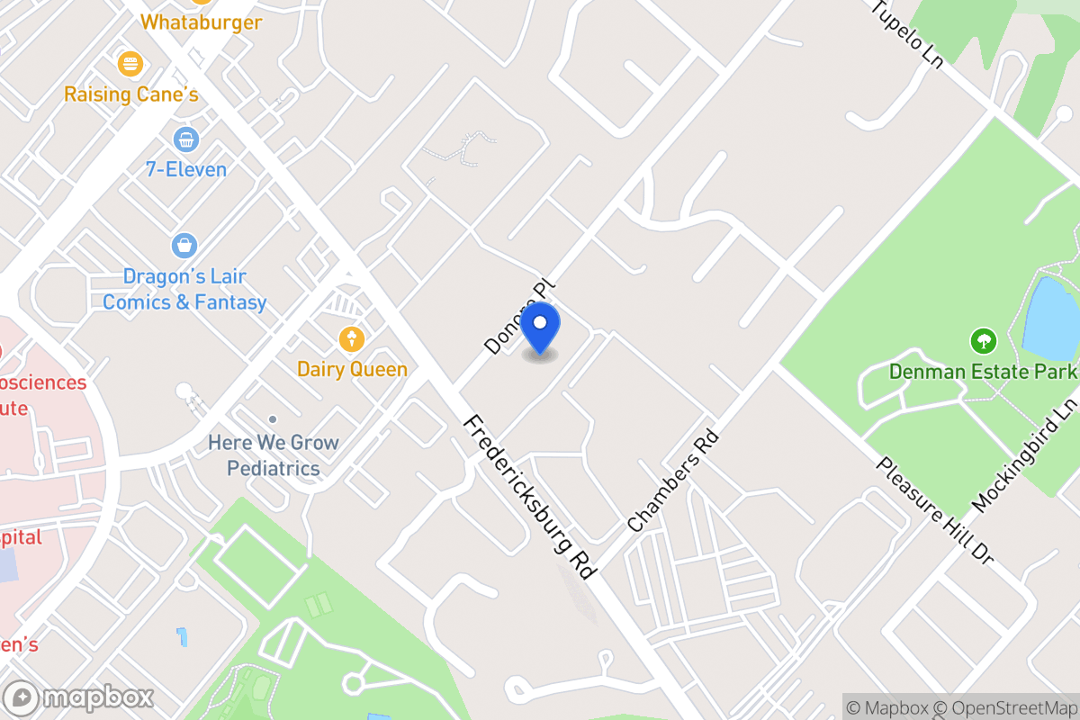 Map of 5550  Fredericksburg Rd