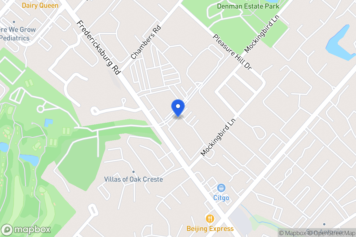 Map of 5360  Fredericksburg Rd