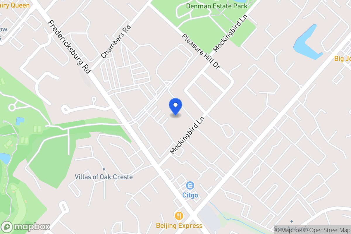 Map of Mocking Bird Ln