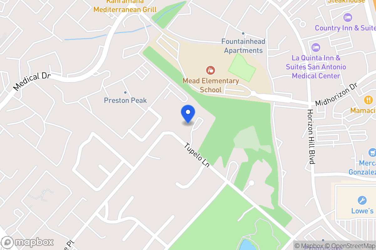 Map of 3931  Tupelo Ln