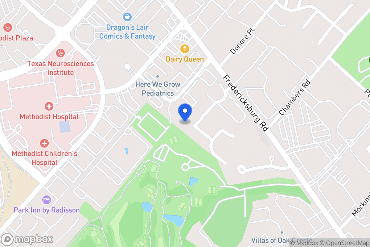 Map of 4139  Cliff Oaks St