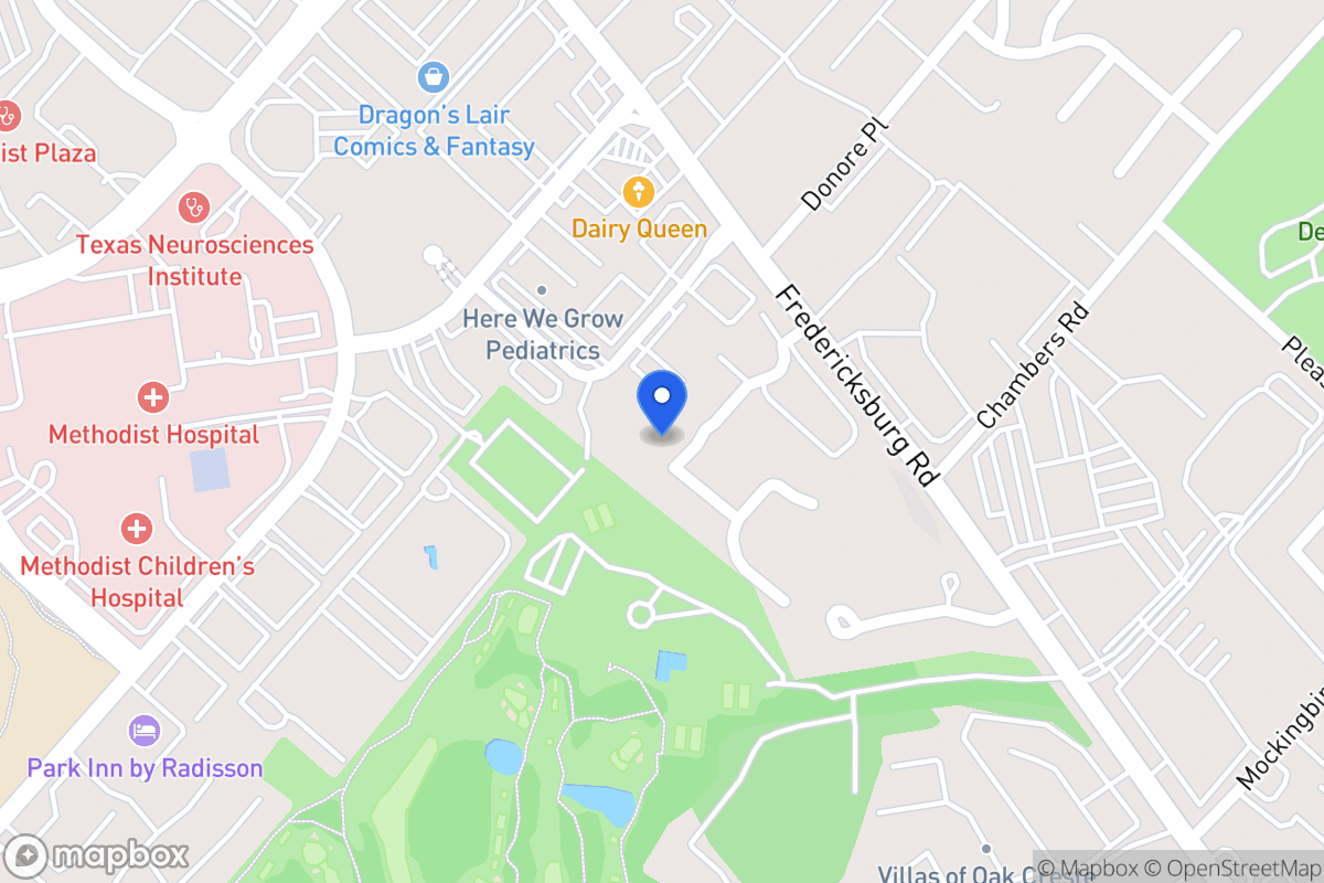 Map of 4135  Cliff Oaks St