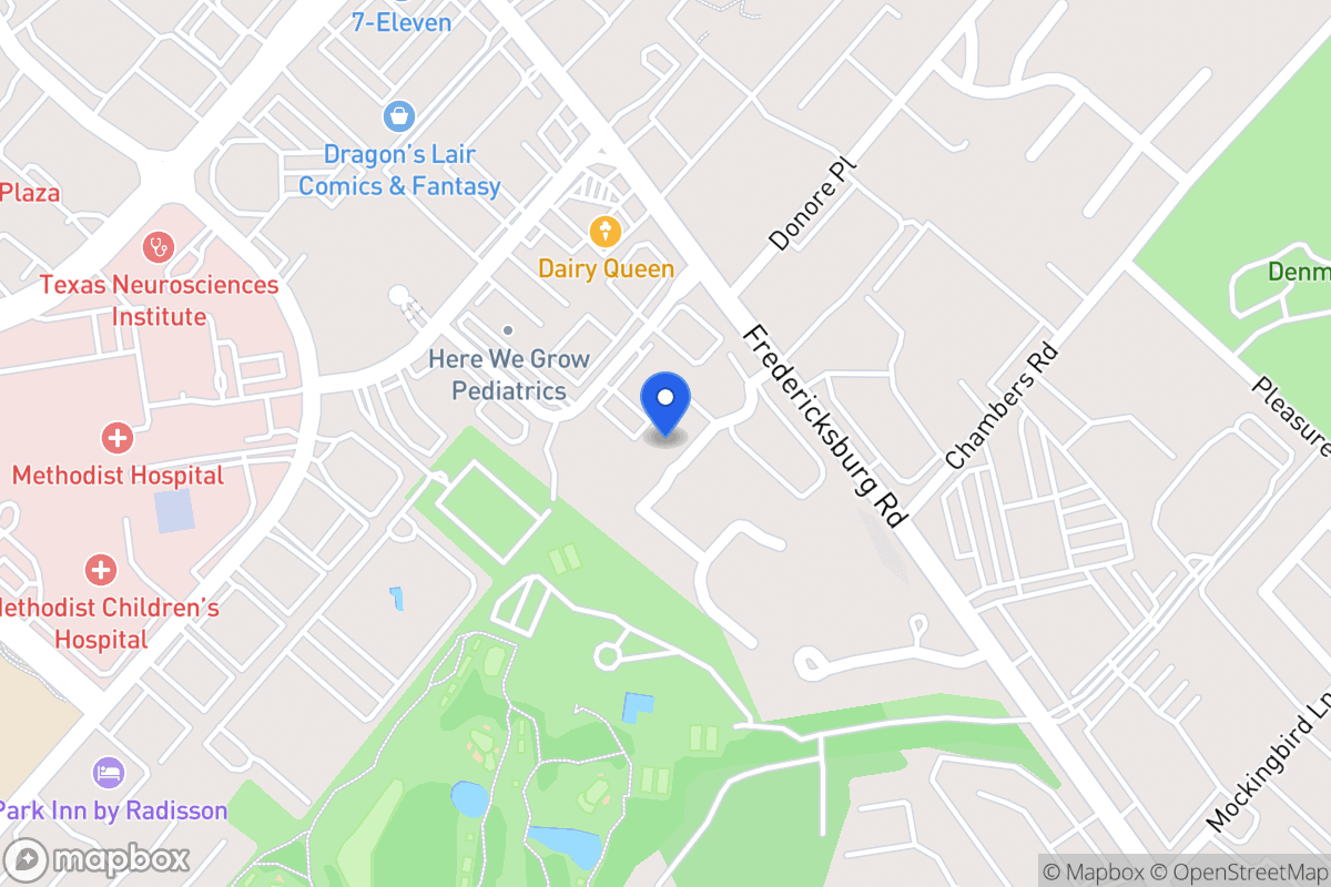 Map of 4123  Cliff Oaks St